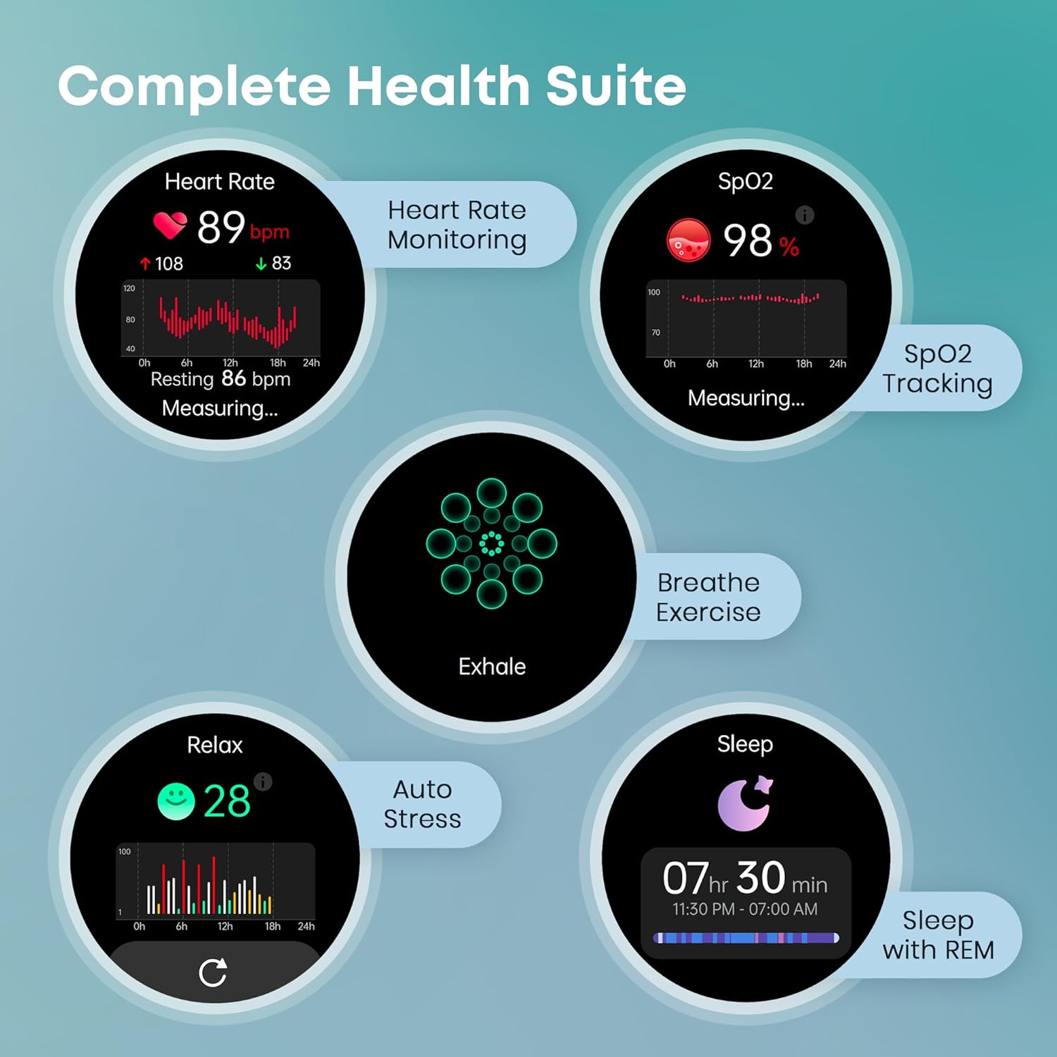 71LsUkwOc-L._SL1500_ Fastrack Astor FR2 Pro 1.43" AMOLED Stainless Steel Smart Watch with SpO2, Heart Rate, BT Calling, Adaptive AOD, Functional Crown, AI Voice Assistant – Smartwatch for Stylish Professionals (Black) - Image 5