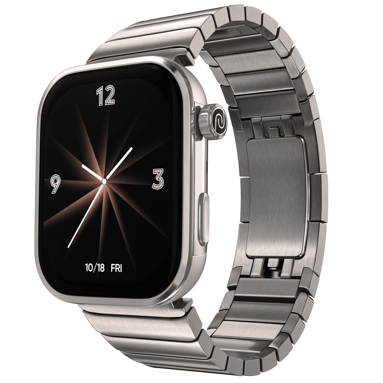 71RrL+FFu1L._SL1500_ Noise Pro 6 Max Smart Watch:Intelligent AI, Endless AI Watch Faces, AI Companion, 1.96” AMOLED, Stainless Steel Build, Built-in GPS, 5 ATM, EN2 Processor, for iOS & Android(Pure Titanium)