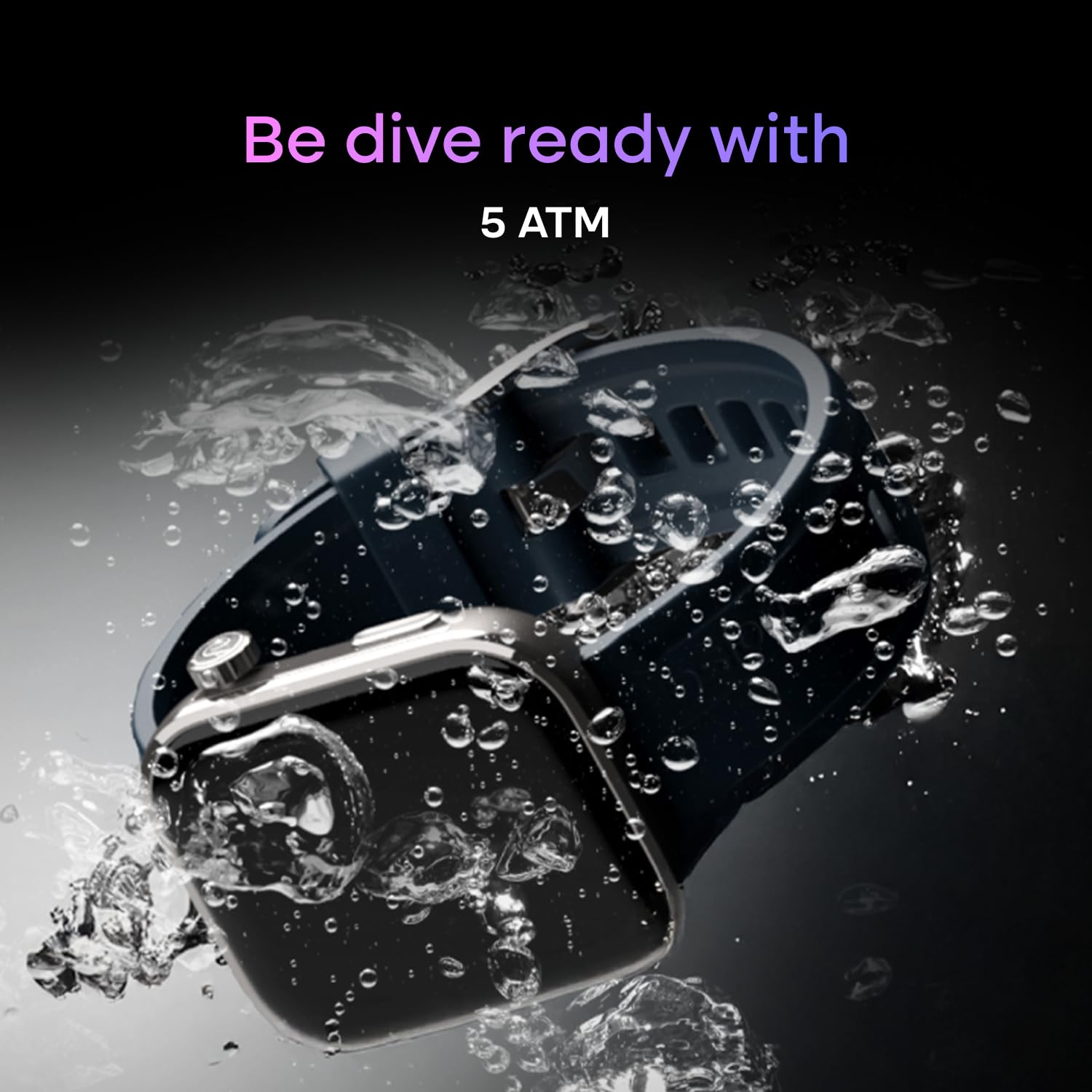 71s6teaFX5L._SL1500_ Noise Pro 6 Max Smart Watch:Intelligent AI, Endless AI Watch Faces, AI Companion, 1.96” AMOLED, Stainless Steel Build, Built-in GPS, 5 ATM, EN2 Processor, for iOS & Android(Pure Titanium) - Image 7