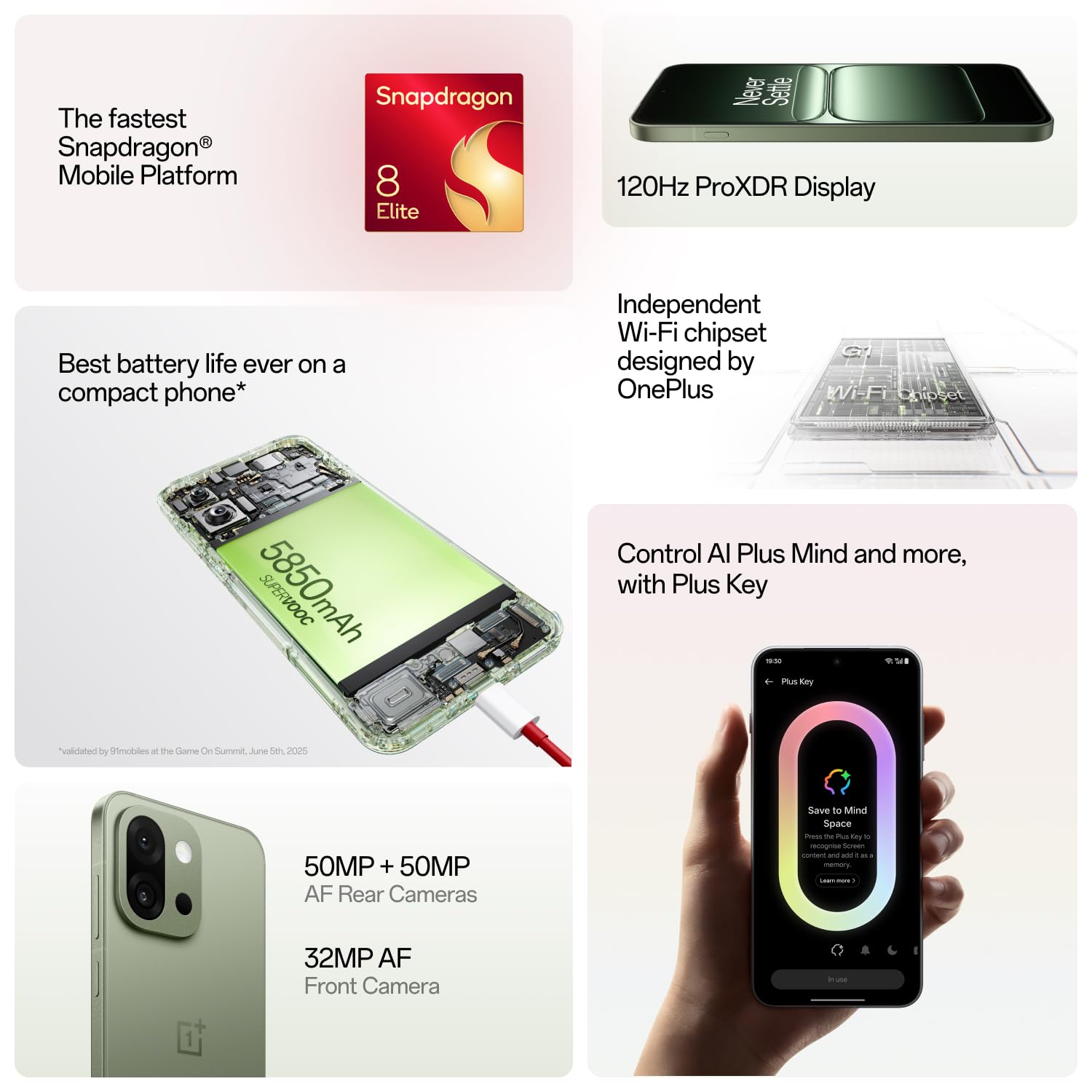 71wpniexbaL._SL1500_ OnePlus 13s | Snapdragon® 8 Elite | Best Battery Life Ever on a Compact Phone | Lifetime Display Warranty | 12GB+256GB | Black Velvet - Image 2