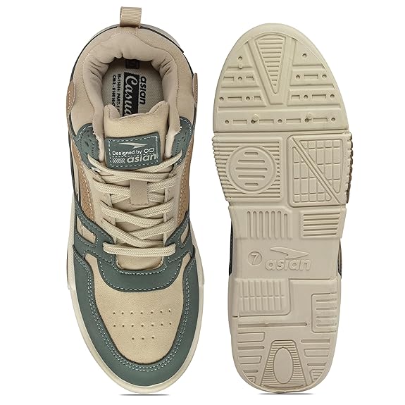 81Acd-vMOjL._SY575_ ASIAN Men's MEXICO-11 Mid Top Sneaker Shoes for Men's & Boy's - Image 6