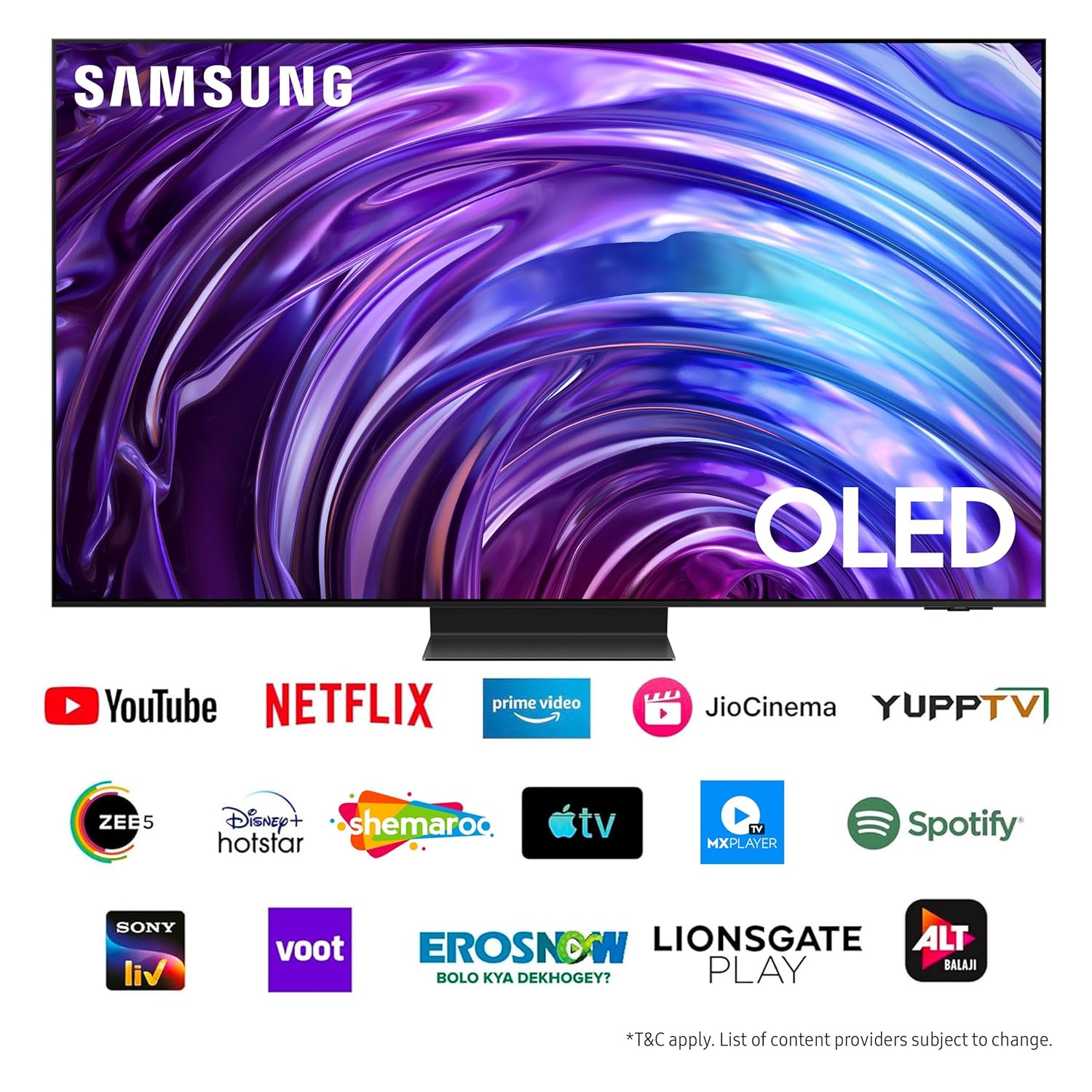 81SceCewS4L._SL1500_ Samsung 163 cm (65 inches) 4K Ultra HD Smart OLED TV QA65S95DAULXL (Graphite Black) - Image 3